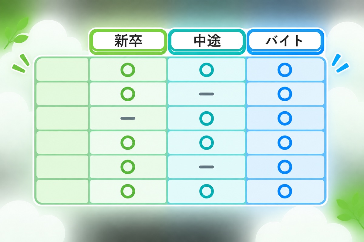 シネコン各社の採用の入口(2026年9月19日時点の公式記載)