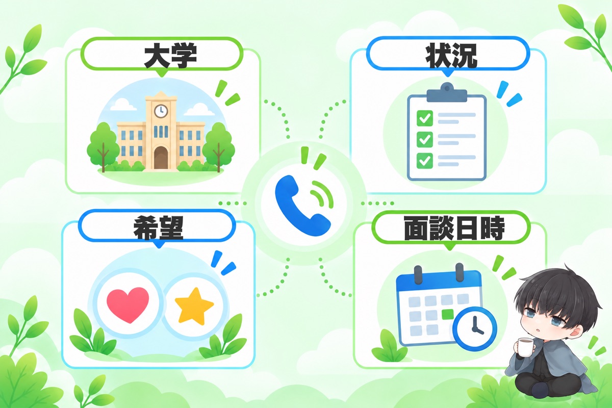 申込直後の電話で何を聞かれるか（エージェントの場合）