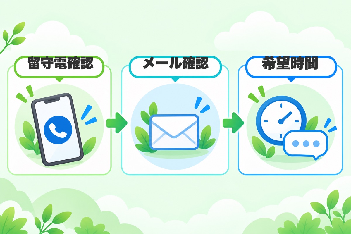 電話に出られなかったとき