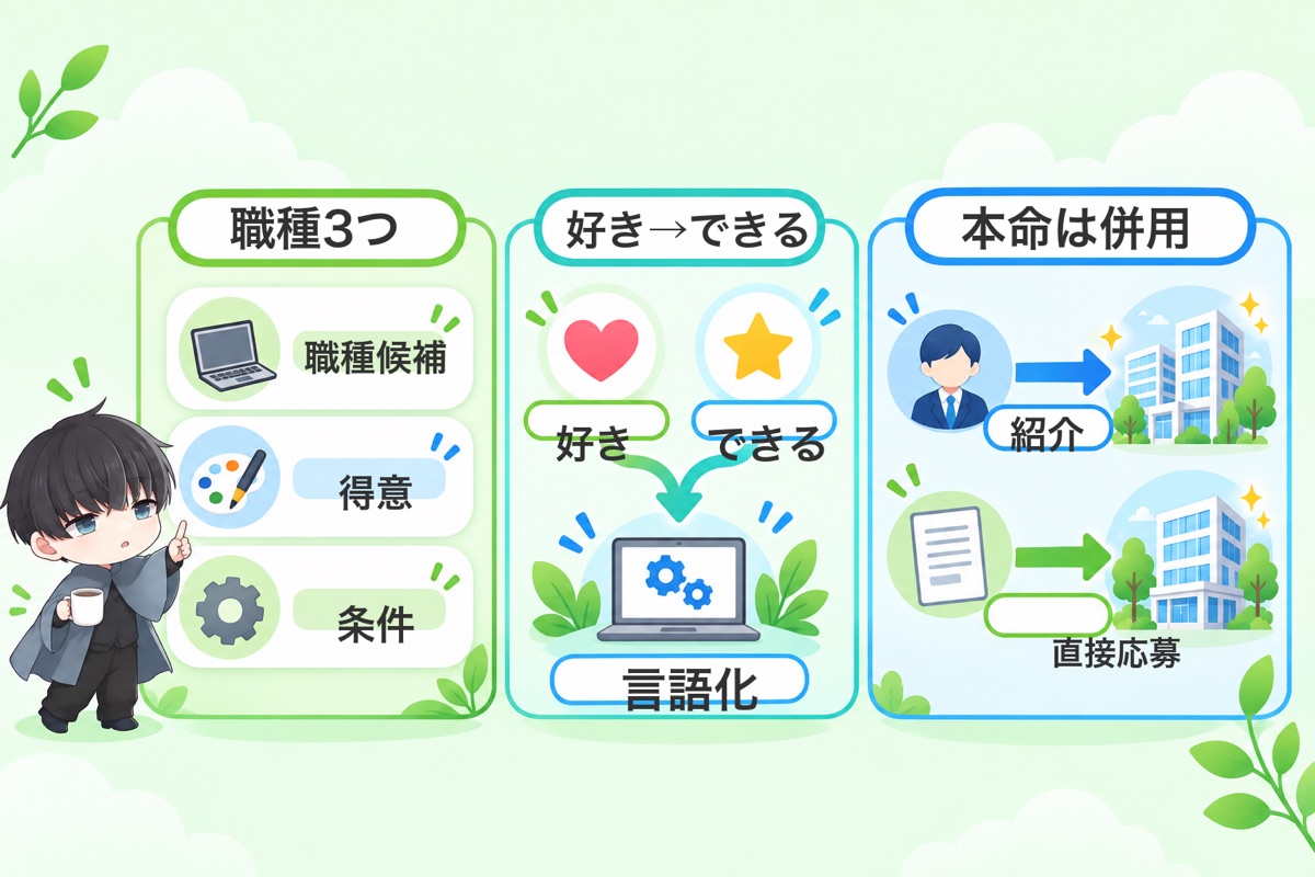 面談前に準備しておくこと(業界の側から見て差がつく3つ)