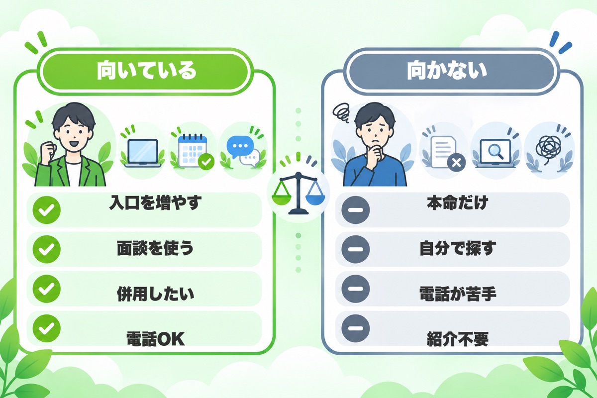 向いている人・向いていない人