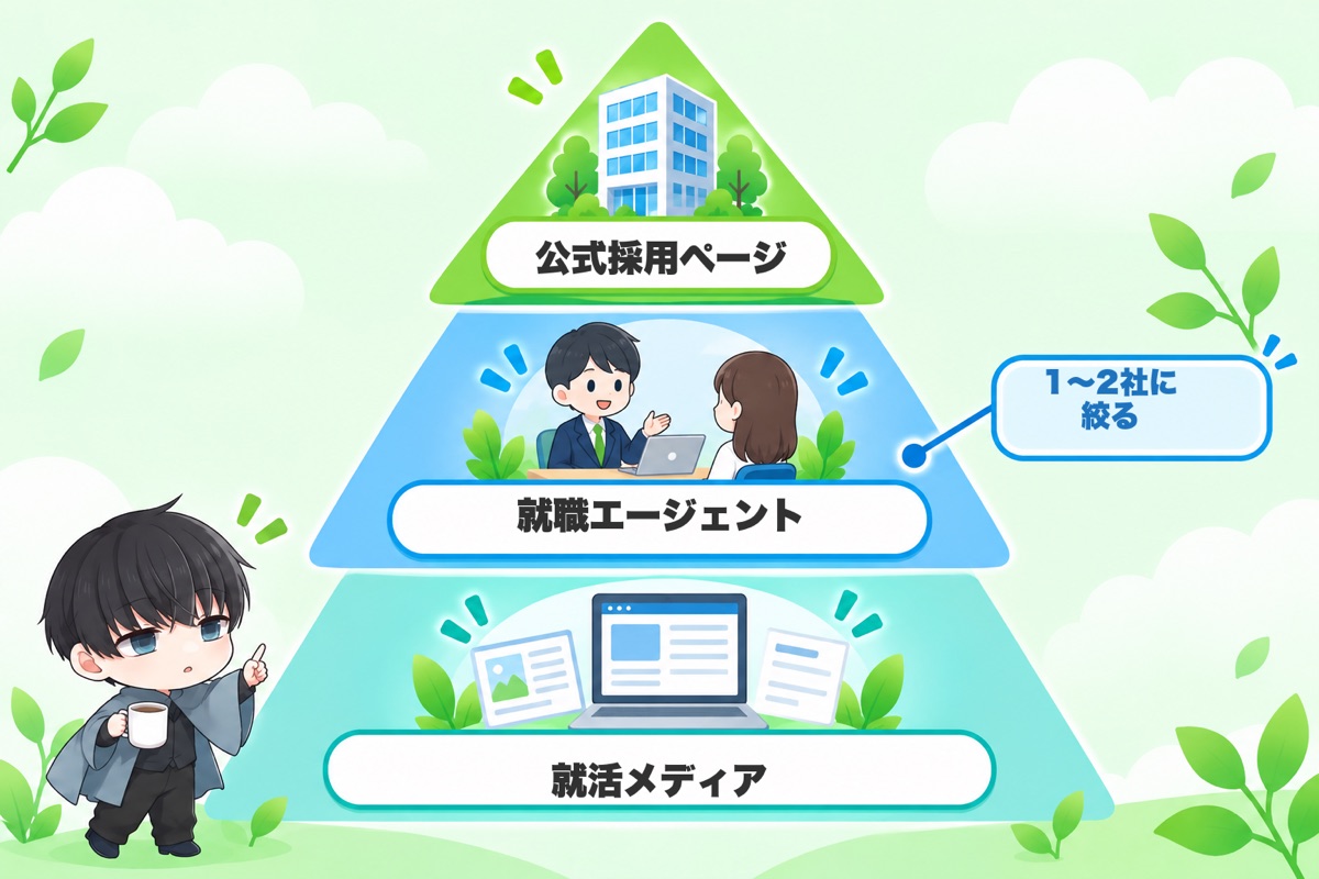 他の就活サービスとの併用の考え方