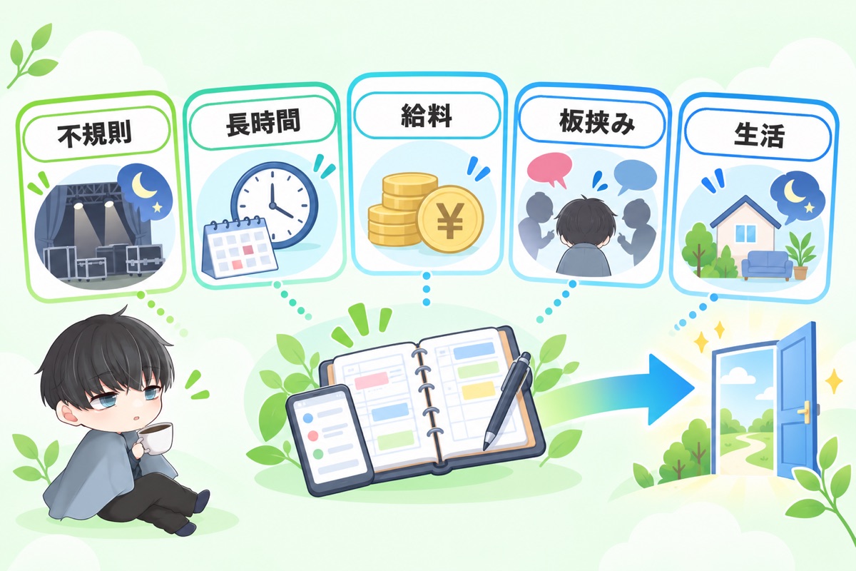 芸能マネージャーを辞めたいと感じる5つの理由【現場で見てきた実態】