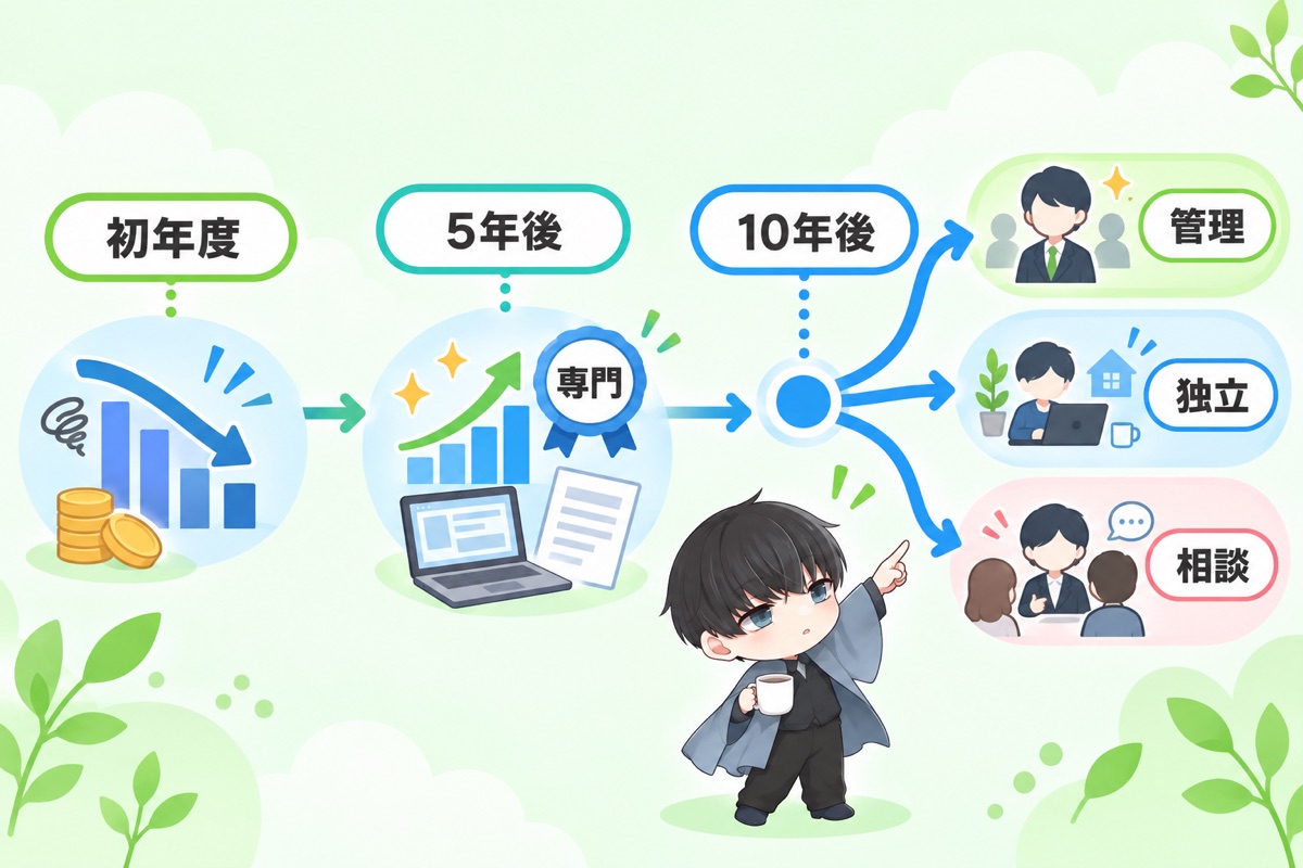 マーケター転職後の年収とキャリア展望 5年後・10年後