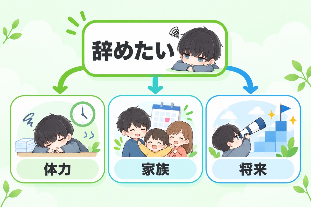 後悔しない決断のために——まず「なぜ辞めたいのか」を分解する