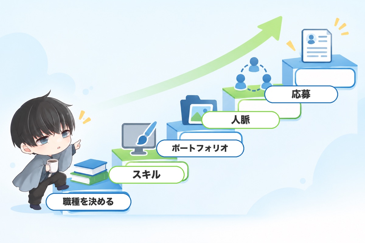 未経験からゲーム業界への転職を成功させる5つのステップ