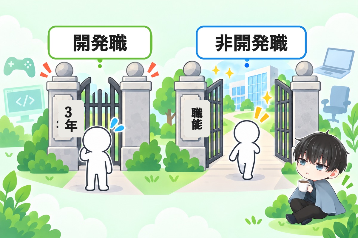 通りにくい職種と、その理由(開発職の必須要件を読む)