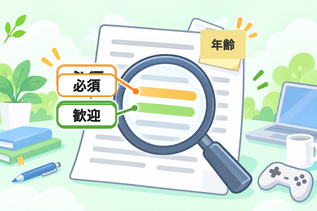まとめ:年齢ではなく、要件文で判断する