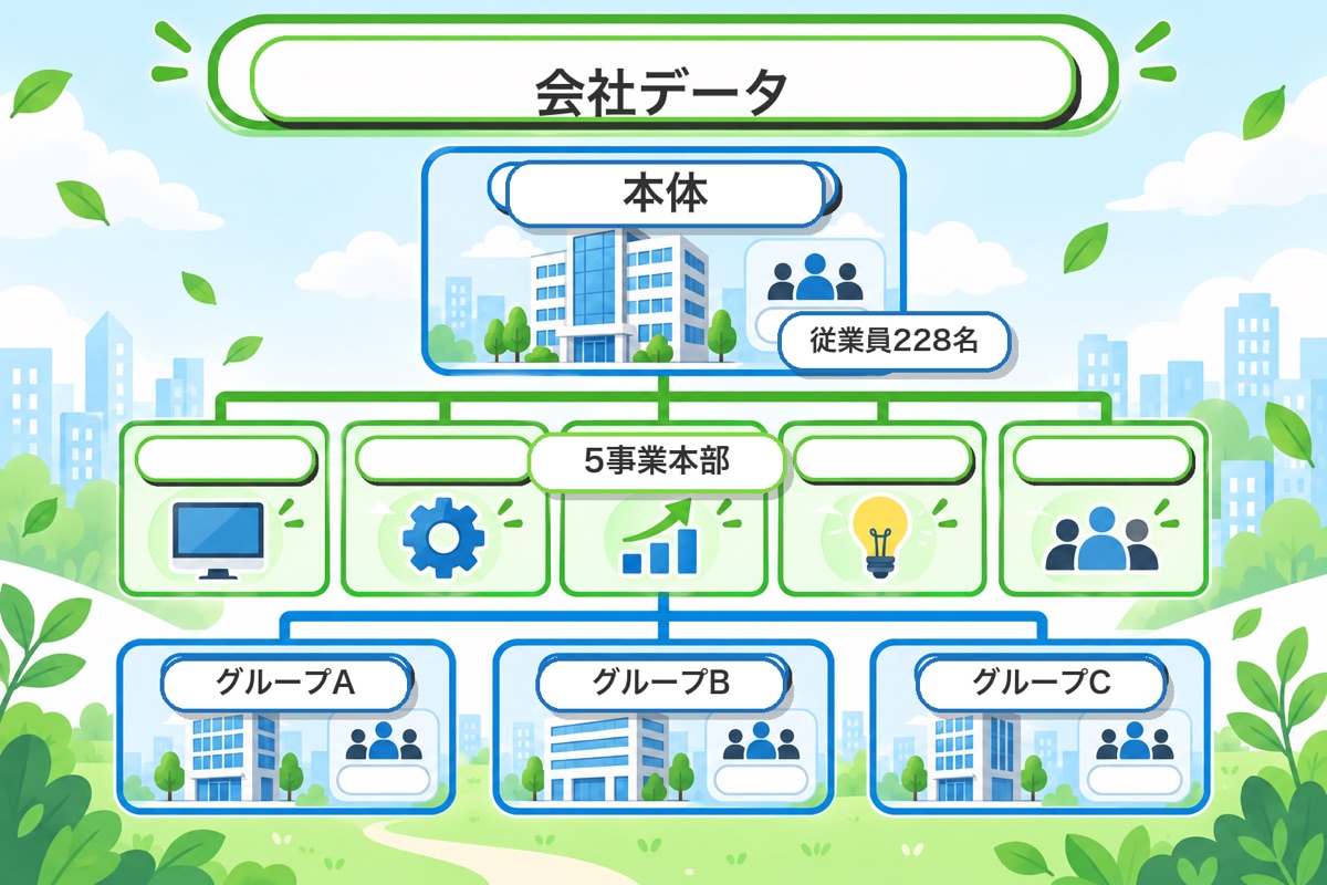 ホリプロの会社データとグループ会社（公式より）