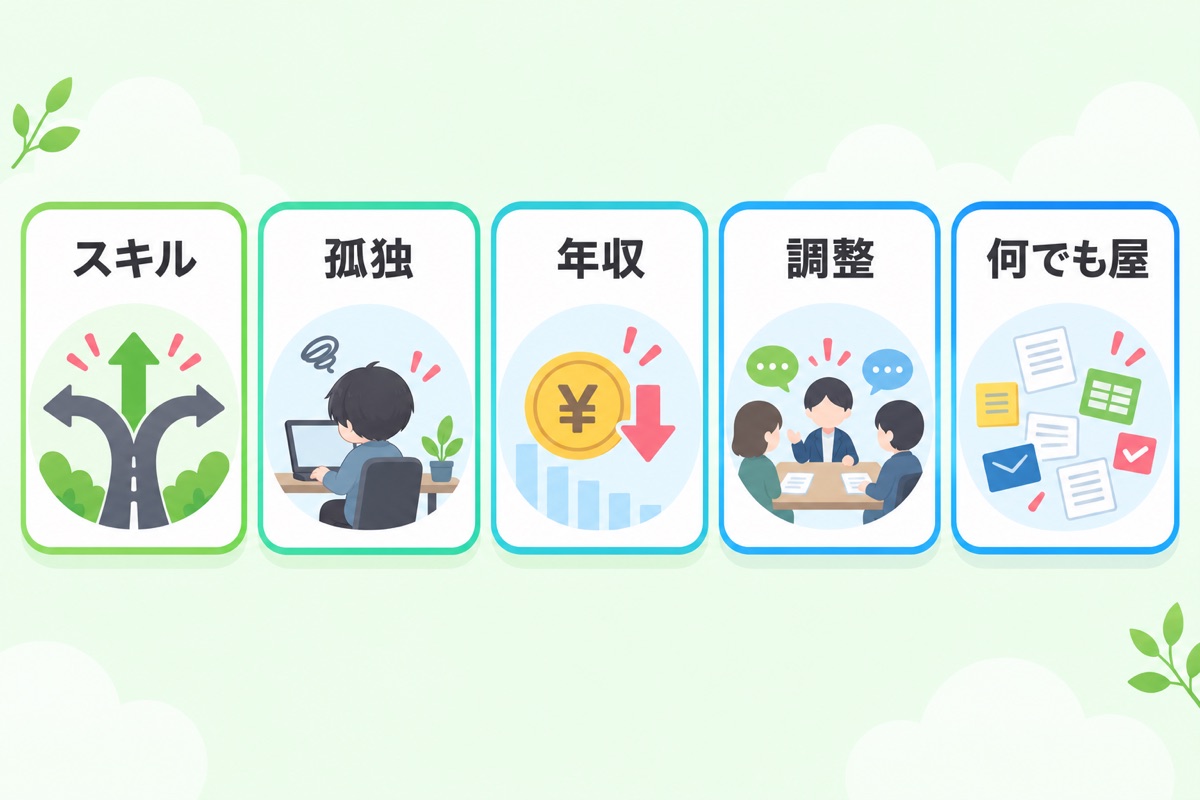 インハウスマーケターが「やめとけ」と言われる5つの理由