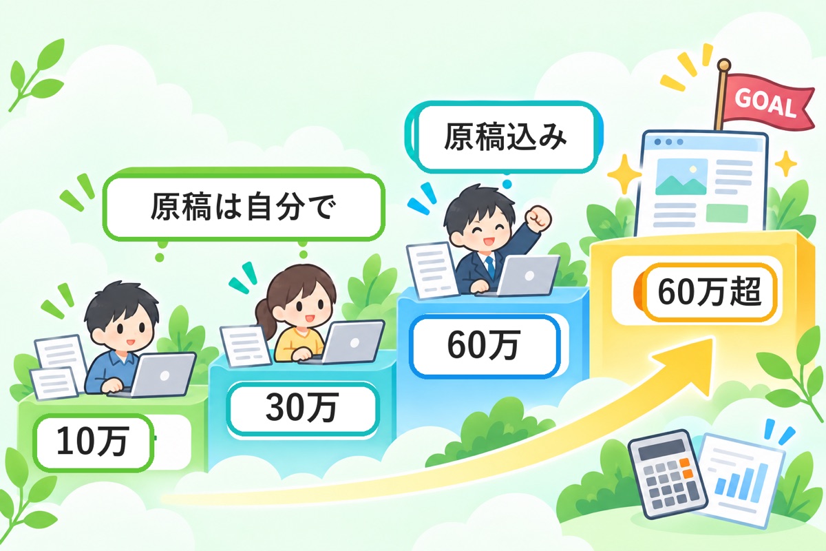 LPの種類別|規模感と、どの予算帯に当たるか