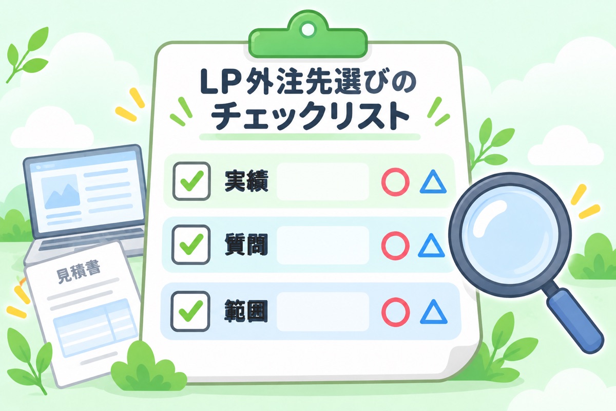 失敗しないLPライティング外注の選び方