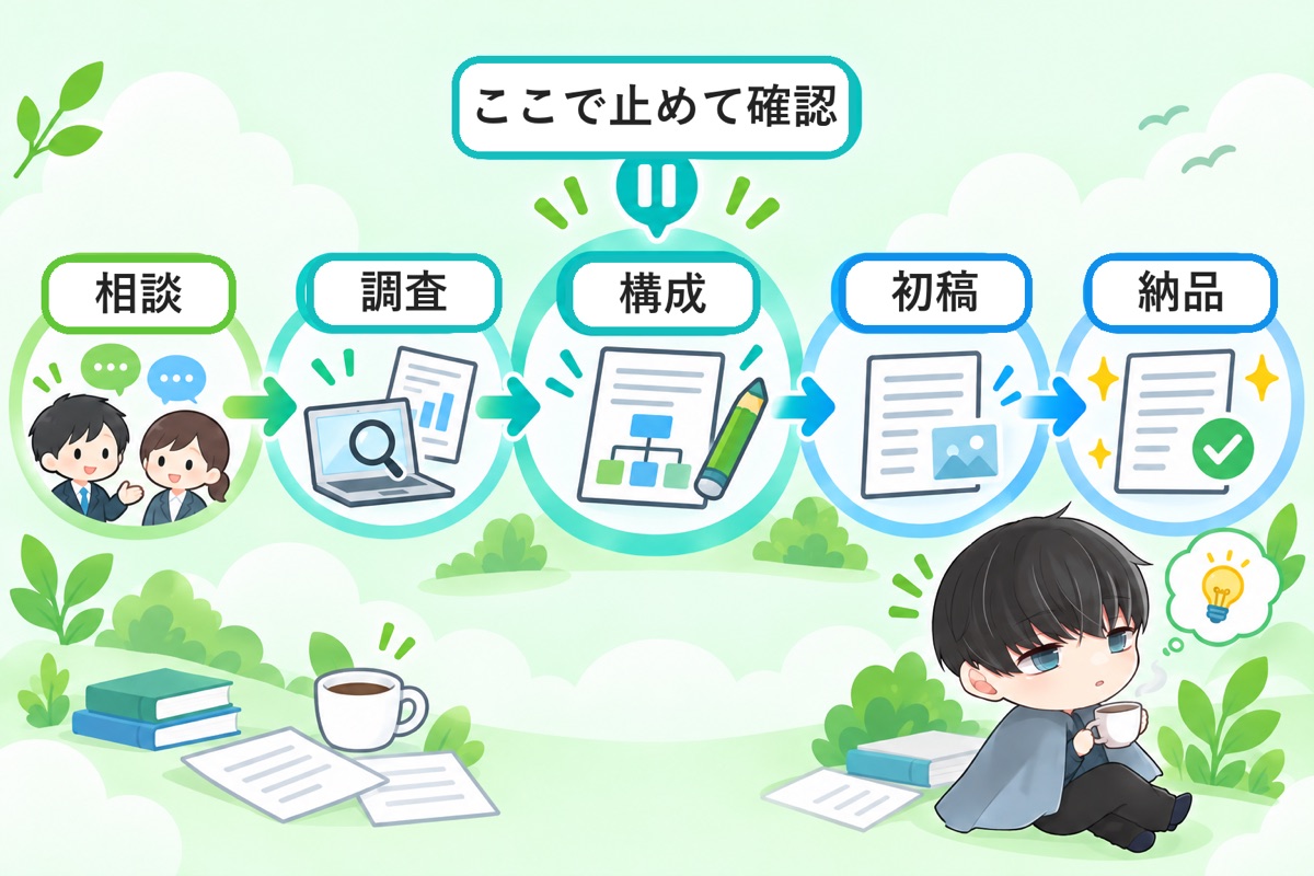 セールスライターに頼むときの選び方と依頼の流れ