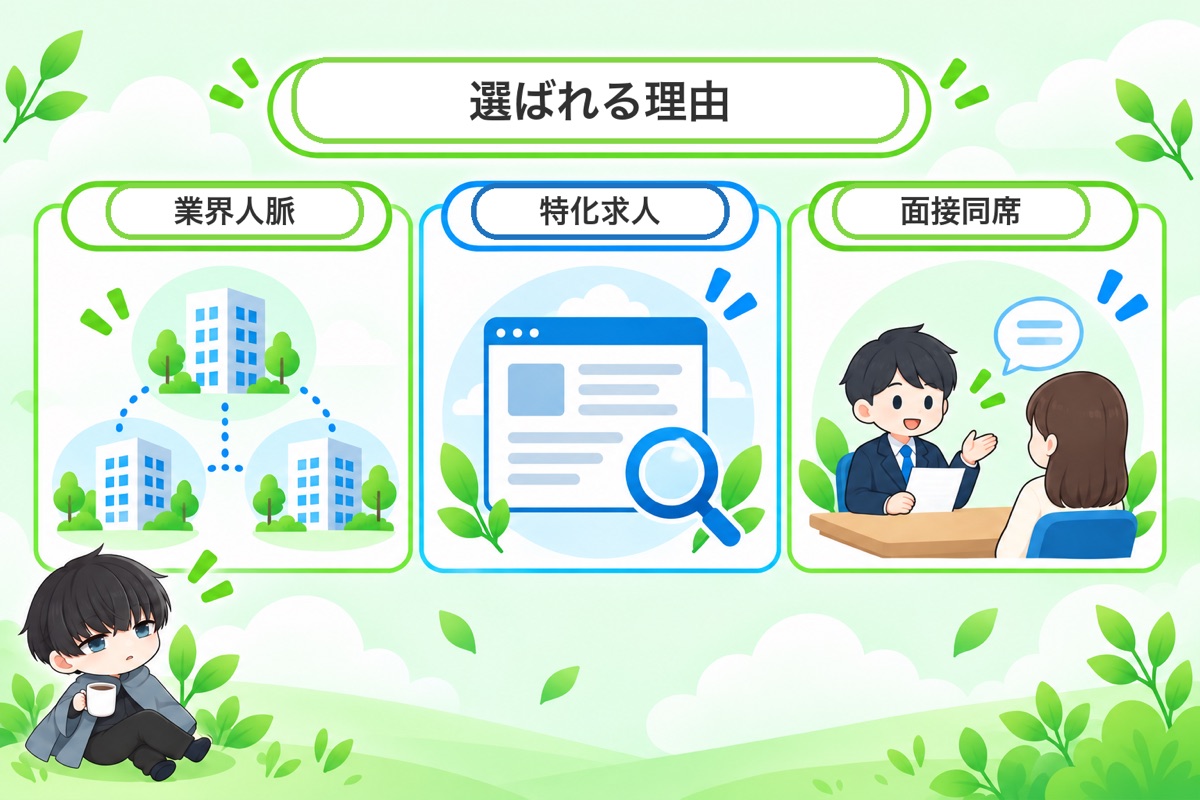 マスメディアンが「エンタメ業界転職エージェント」として選ばれる3つの理由