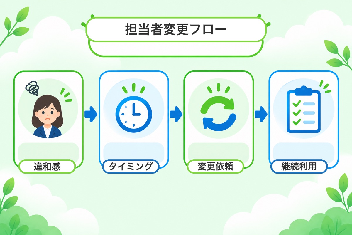 担当者に当たり外れがあったときの対処法