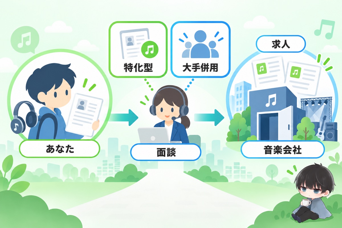 音楽業界の転職に強いエージェント