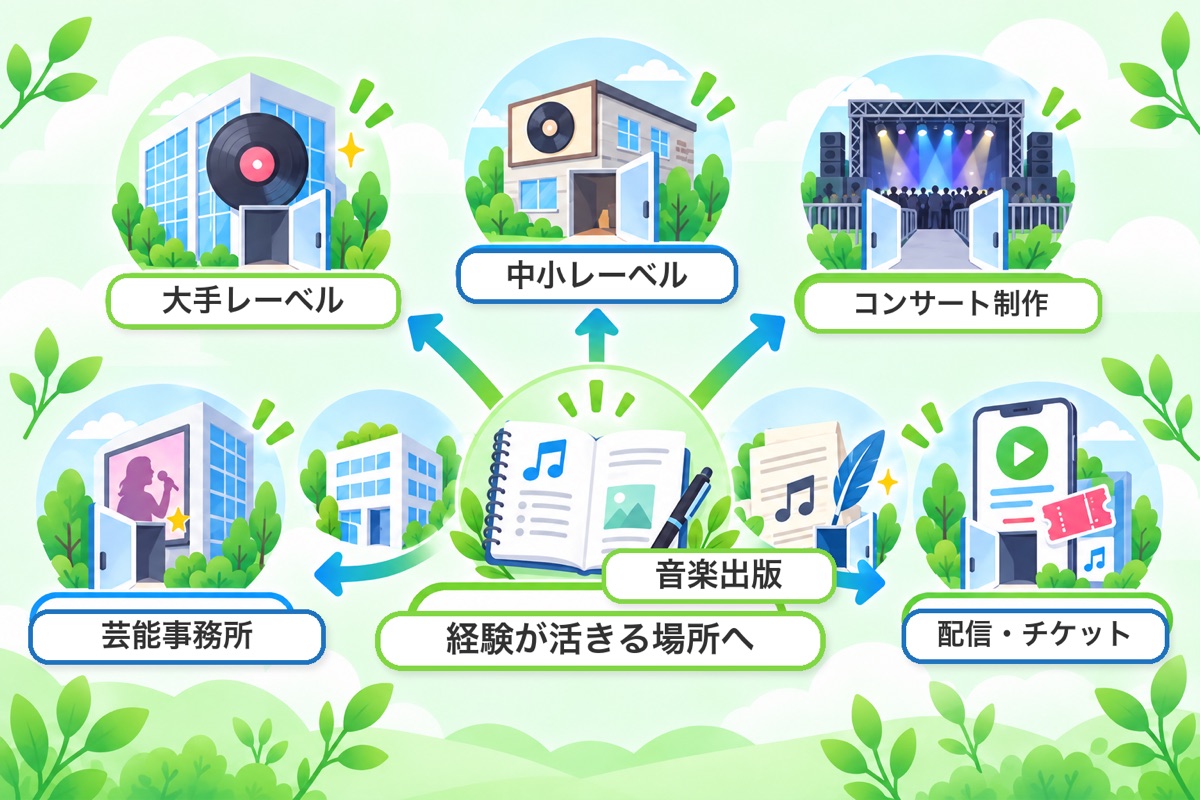 まとめ：レコード会社1本ではなく、6つの入口を並べて選ぶ