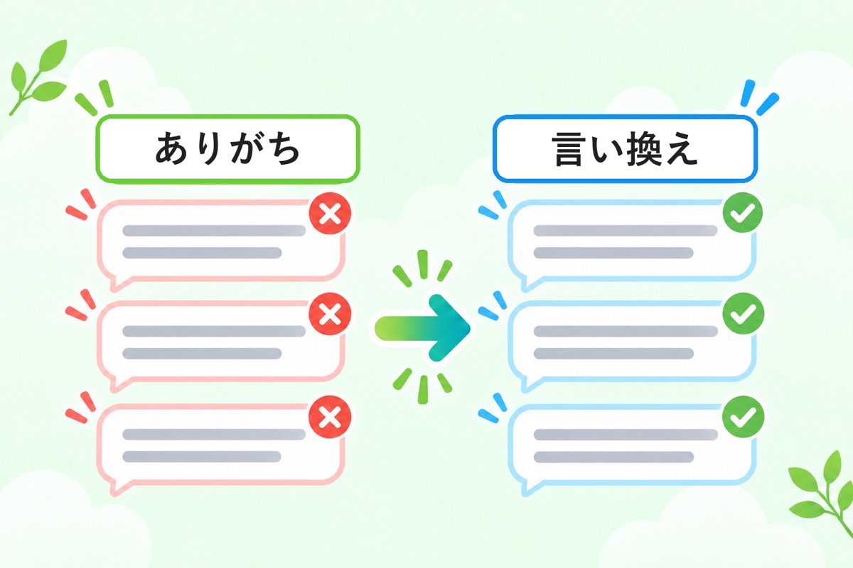 各notを越えるコピー例｜ありがち→言い換えで見る5つの壁
