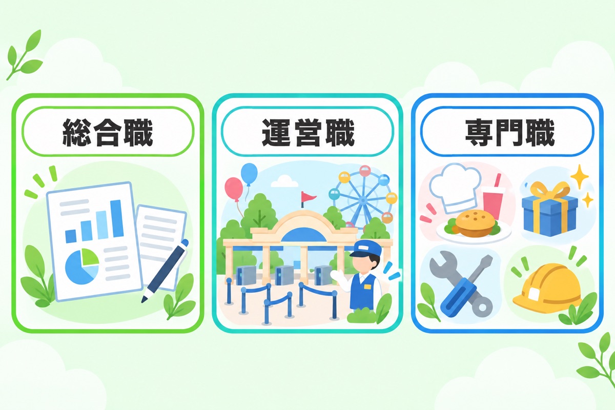 オリエンタルランドの仕事内容は？職種別に解説