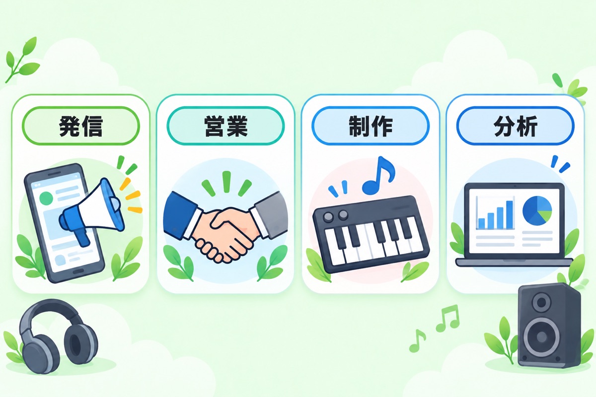 未経験からA&Rを目指すときに活かせるスキル