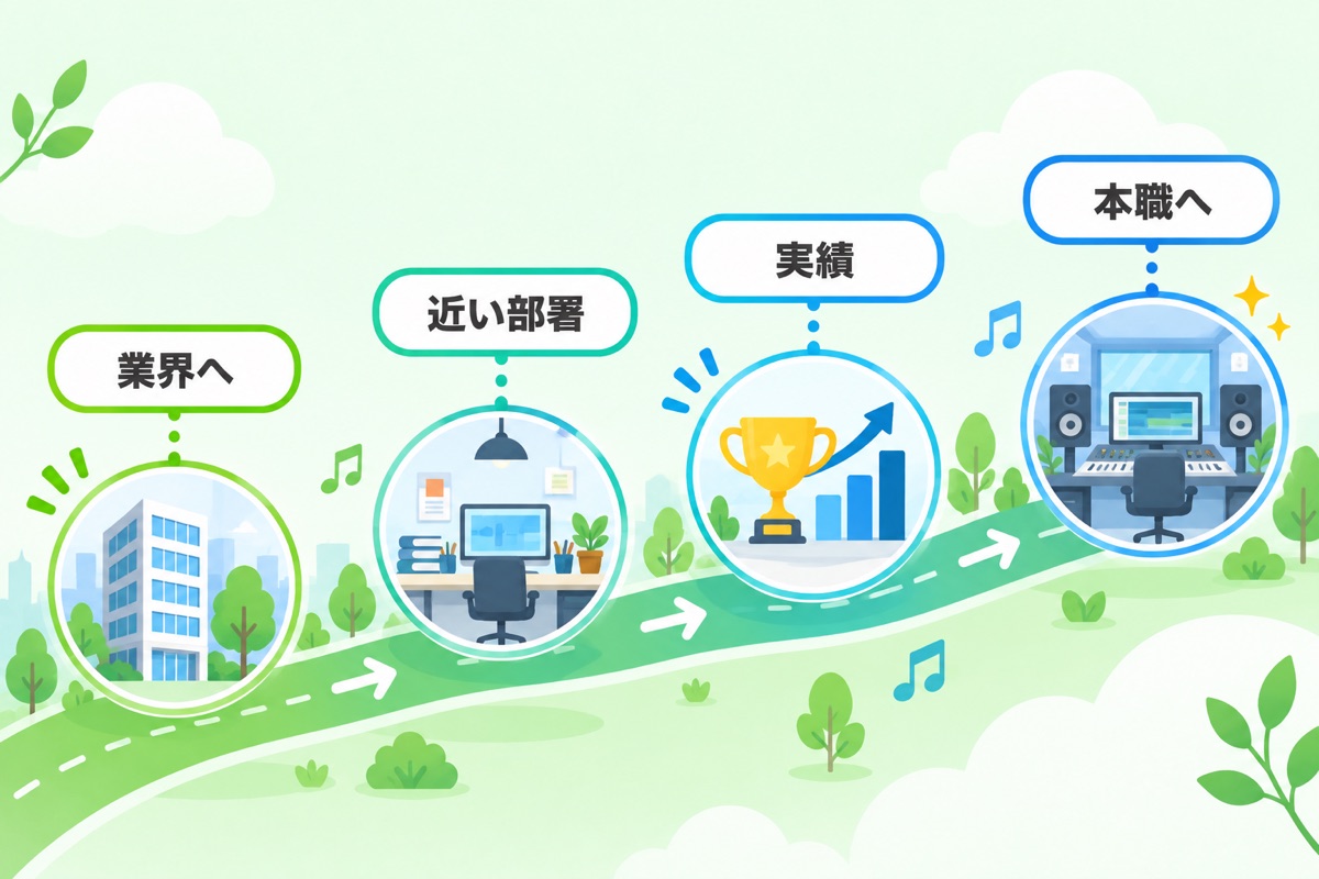 まとめ:A&Rへの転職は「音楽業界に入る」ことから始まる