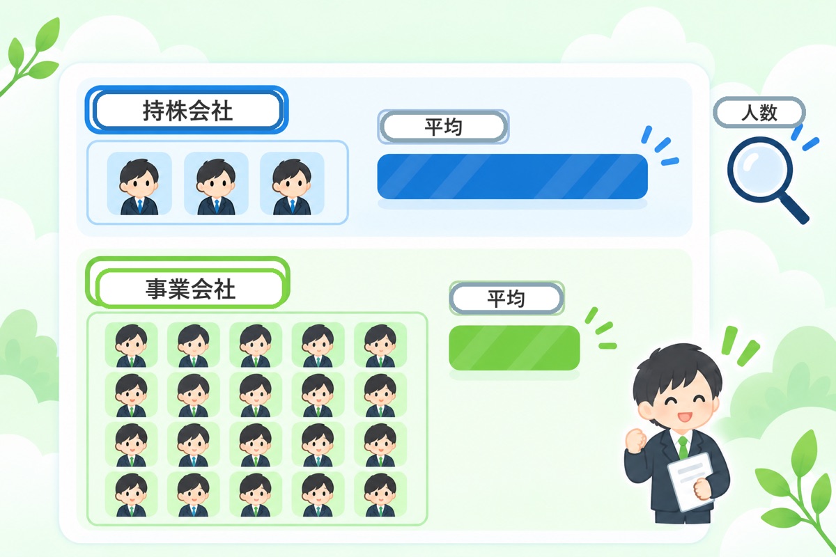ランキングの読み方:持株会社の罠と、平均年齢・勤続年数での補正