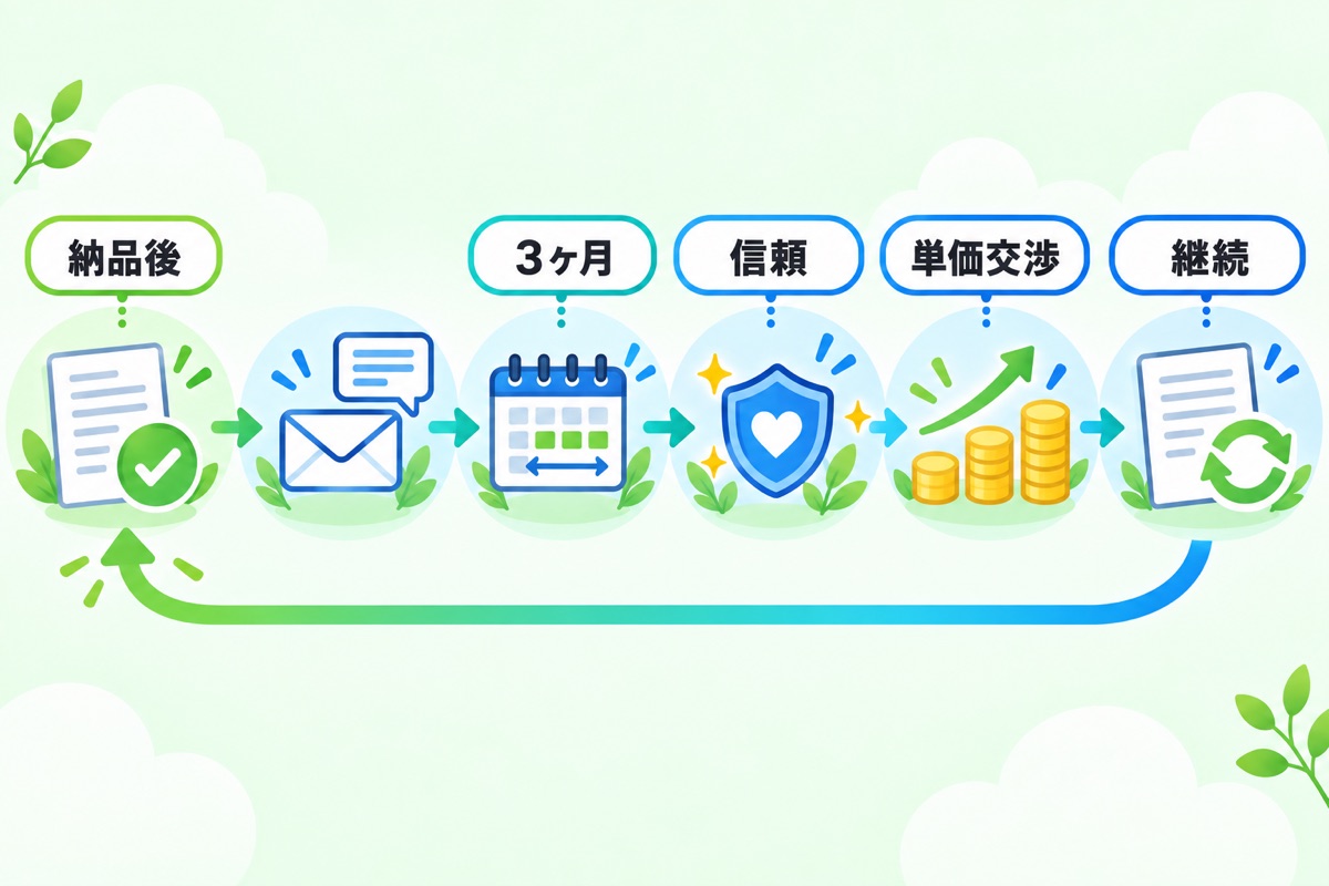 ステップ7 単価アップと継続案件化の仕組み