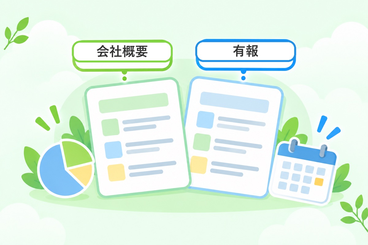 会社概要と有価証券報告書で分かる待遇