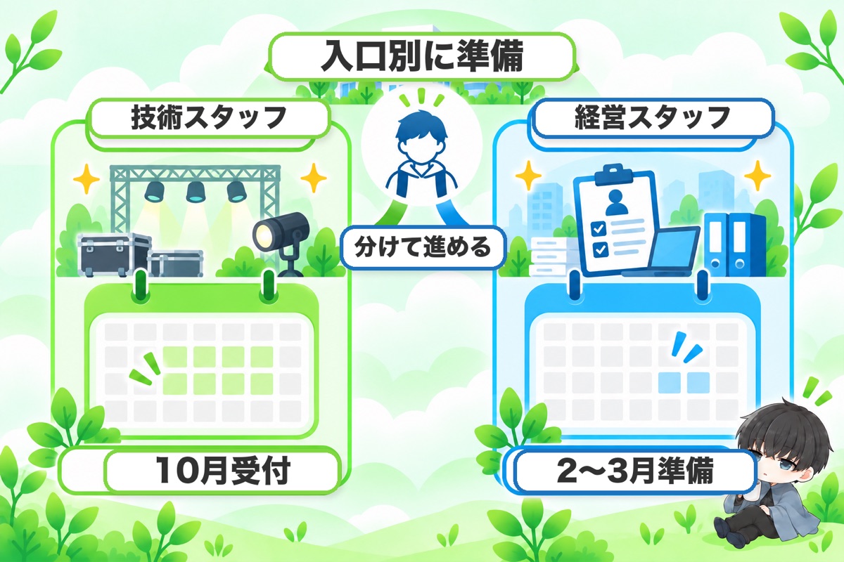 まとめ:技術は10月、経営は2〜3月。入口を分けて準備する