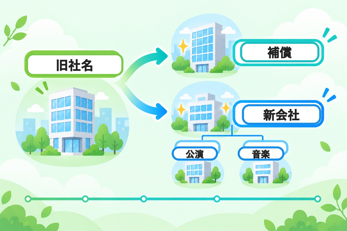 「ジャニーズ事務所」はもうない:2023〜2024年に会社がどう分かれたか