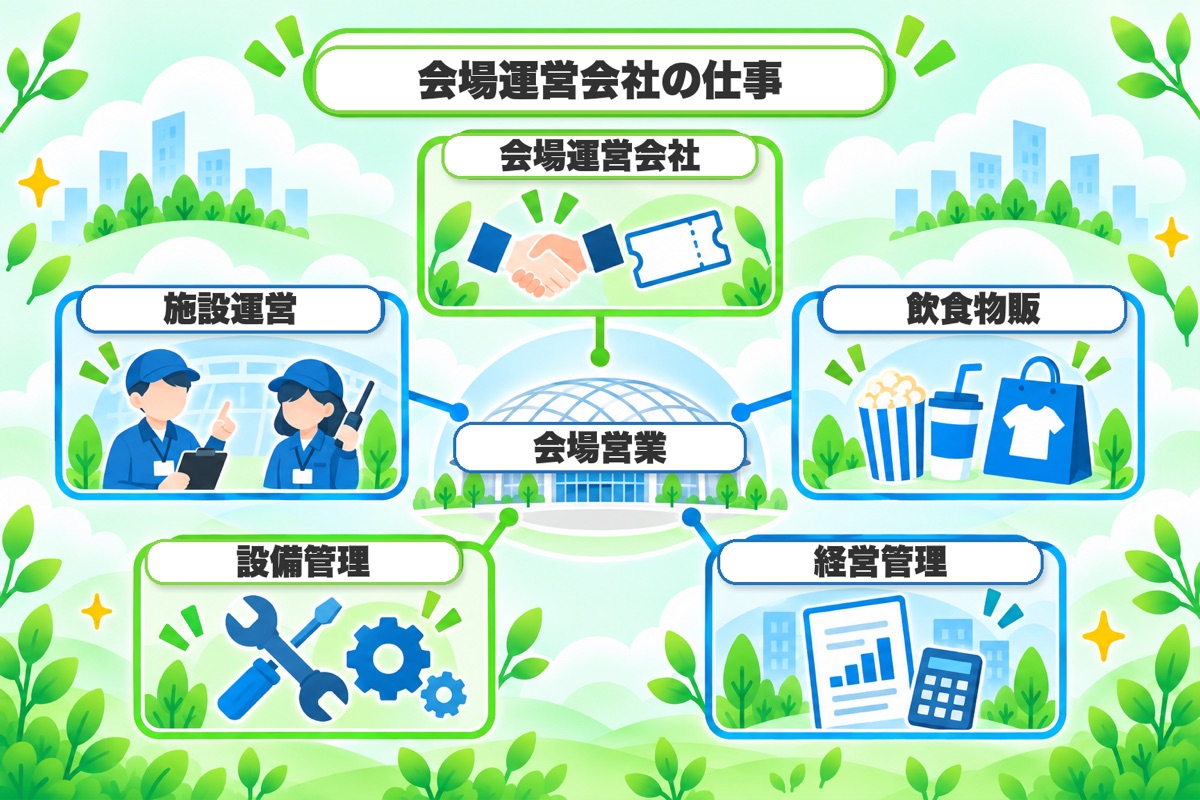 株式会社東京ドームはどんな会社か(会場運営会社の仕事)