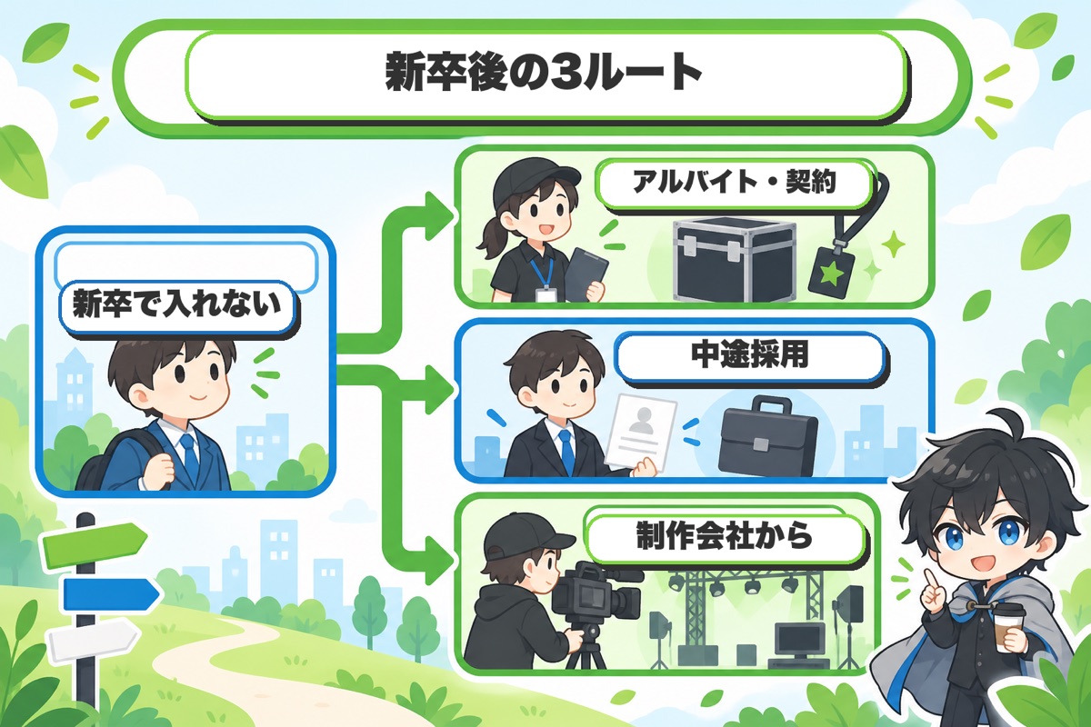 新卒で入れなかったときのルート
