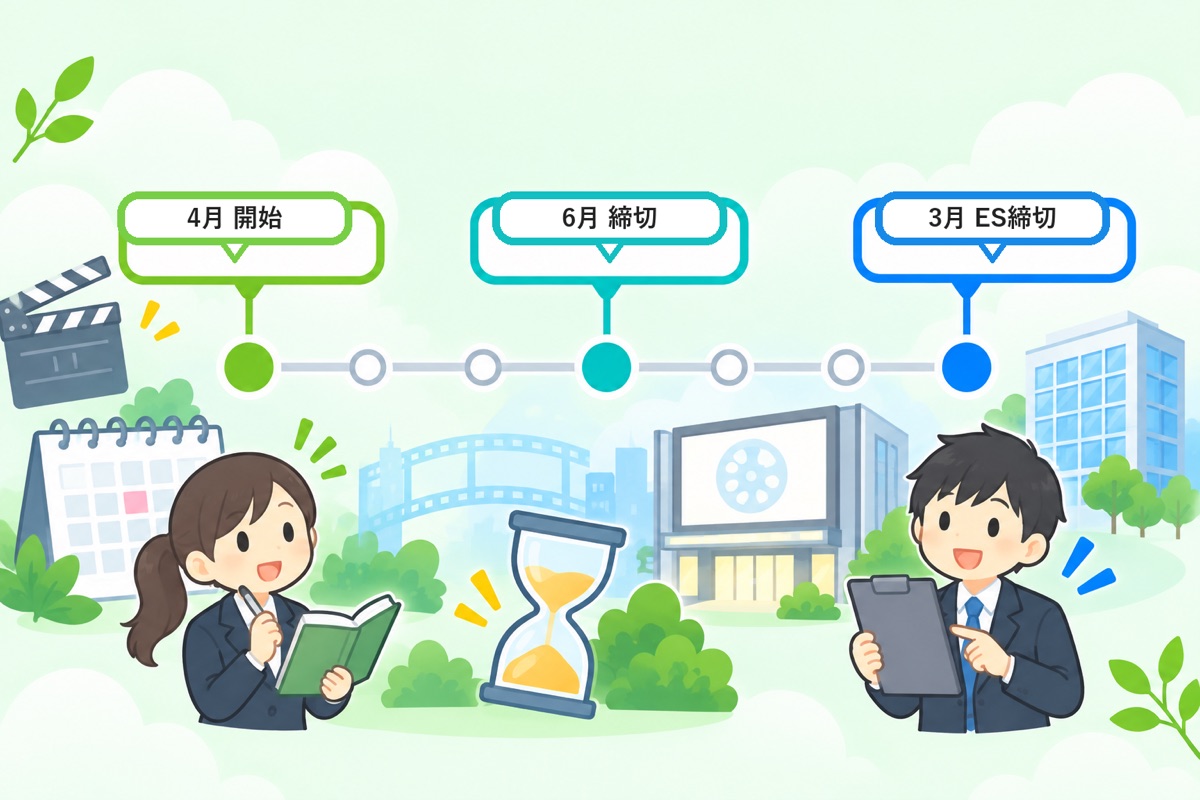 東宝の新卒採用スケジュール|28卒のエントリー時期と締切