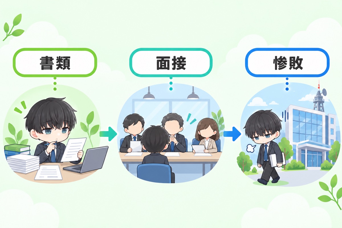 実体験 新卒の就活でキー局の面接に行ったけど惨敗だった