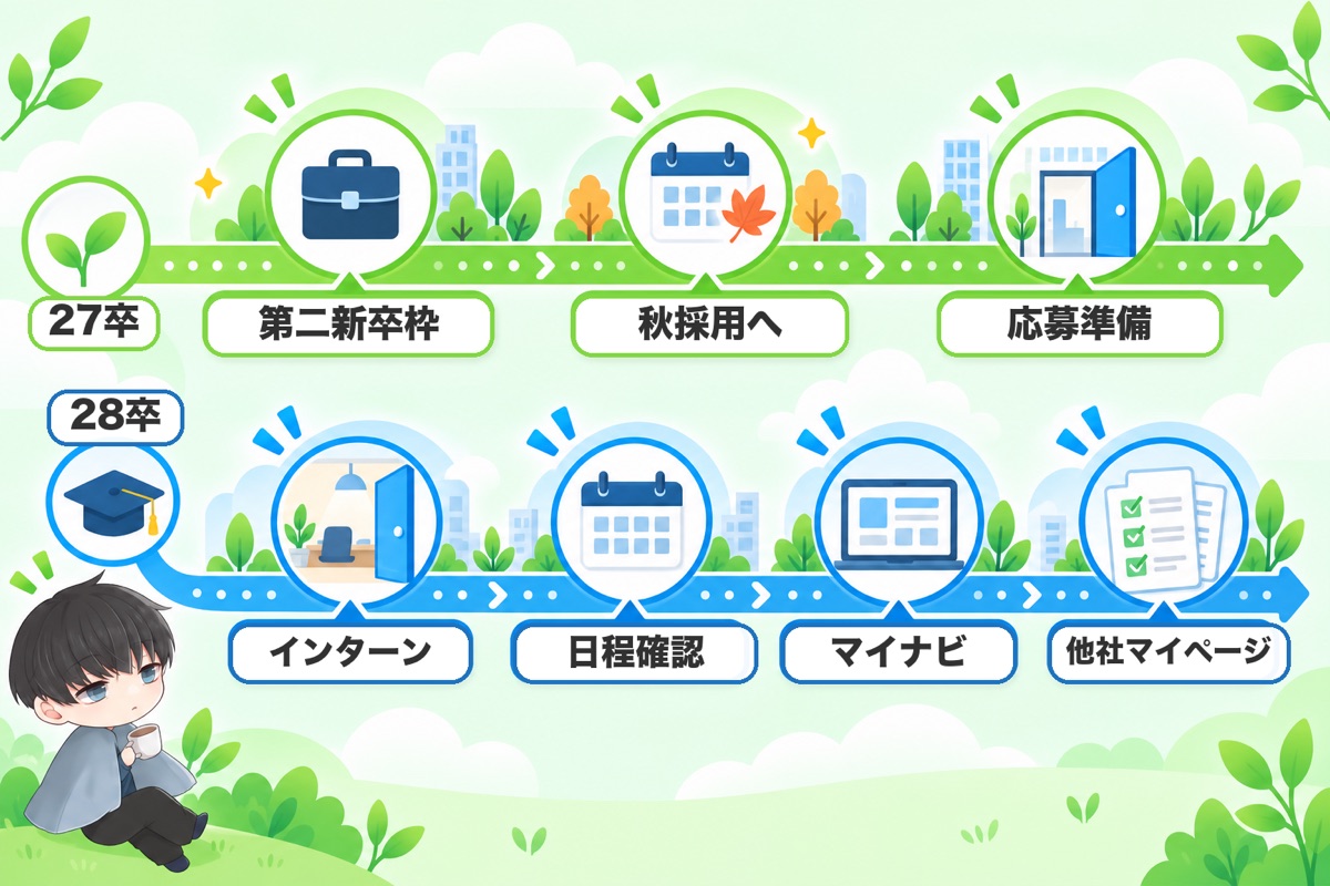 27卒・28卒がいまやること