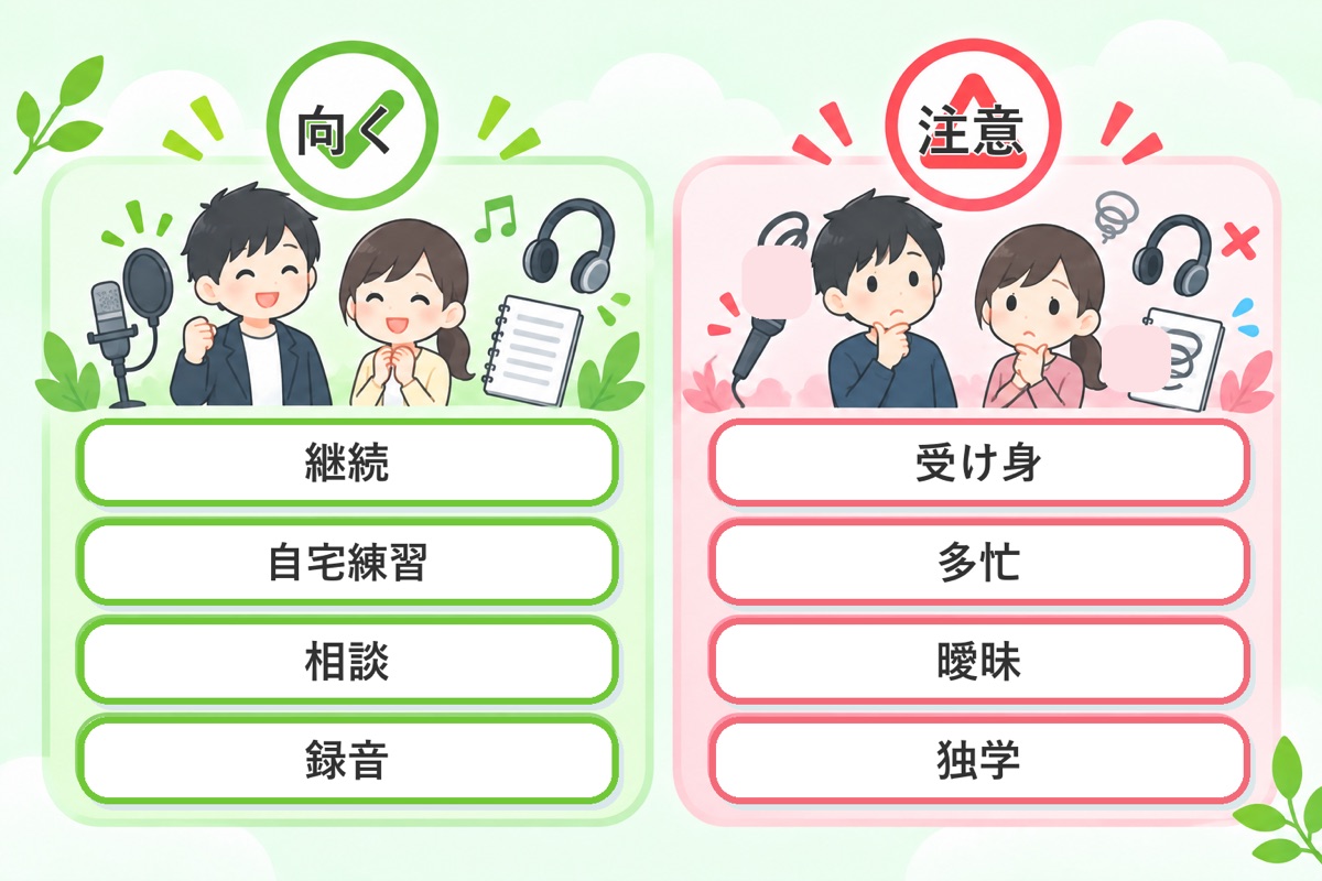 向いている人・向いていない人