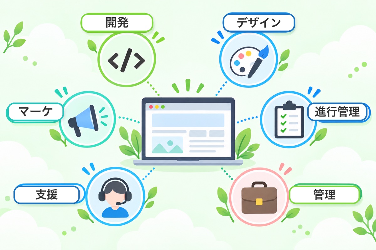 【全体像】Web業界の職種マップ|エンジニアだけじゃない!