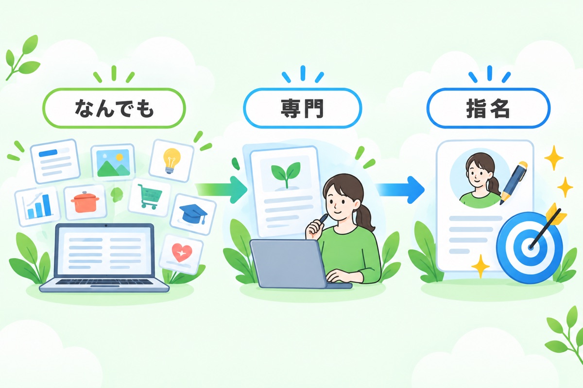 原因2への処方箋:訴求軸を1つに絞る