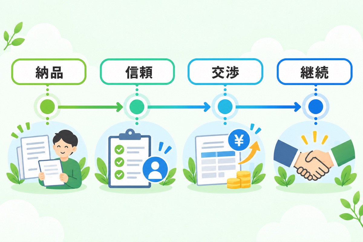 原因5への処方箋:単価交渉のタイミングとやり方を知る
