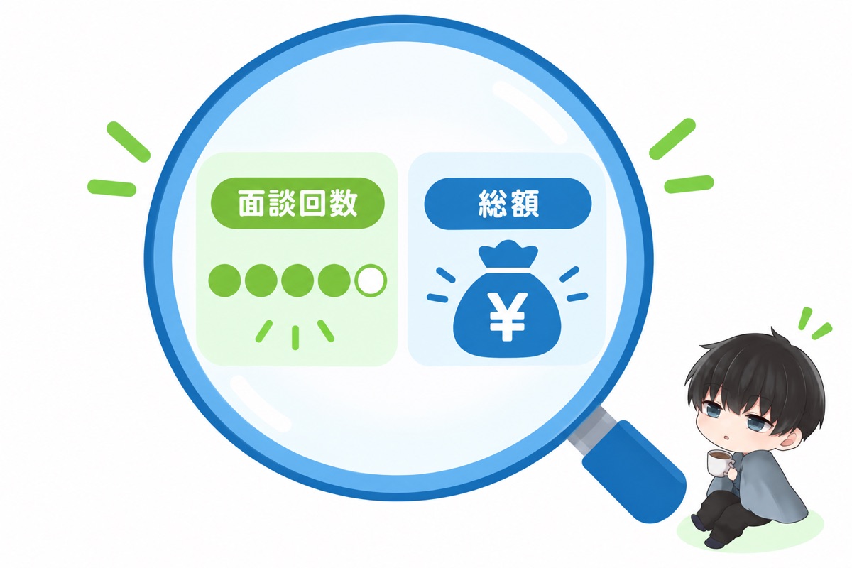 まとめ:Withマーケを検討するなら、見るのは「面談回数」と「総額」