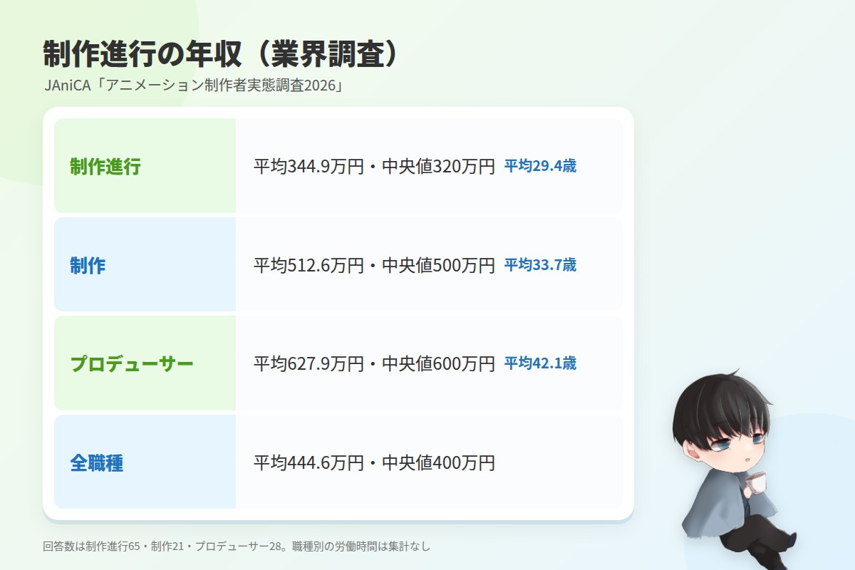 制作進行は「きつい」？業界団体の調査と、会社が出している条件