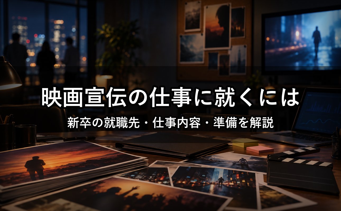 映画宣伝の仕事に就くには？新卒の就職先・仕事内容・準備を解説