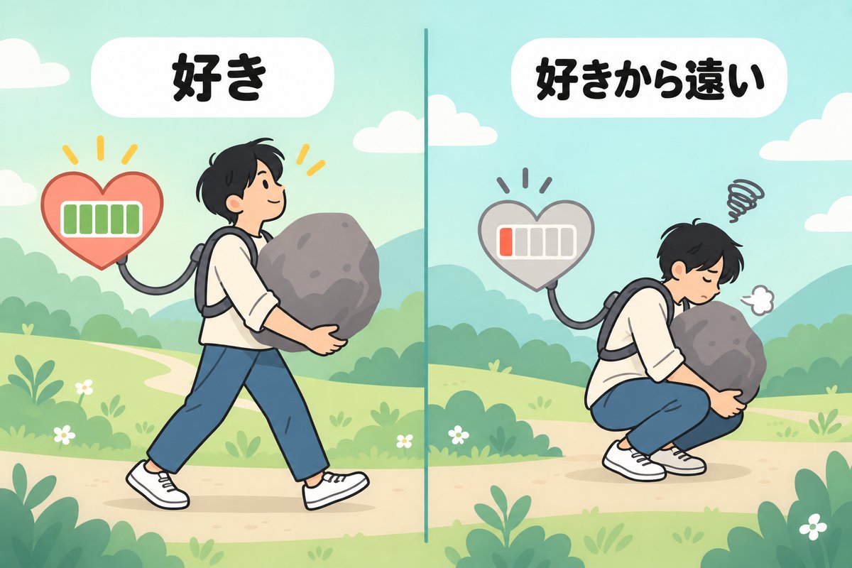 それでも続けられた理由は「好きなものに関われていたから」