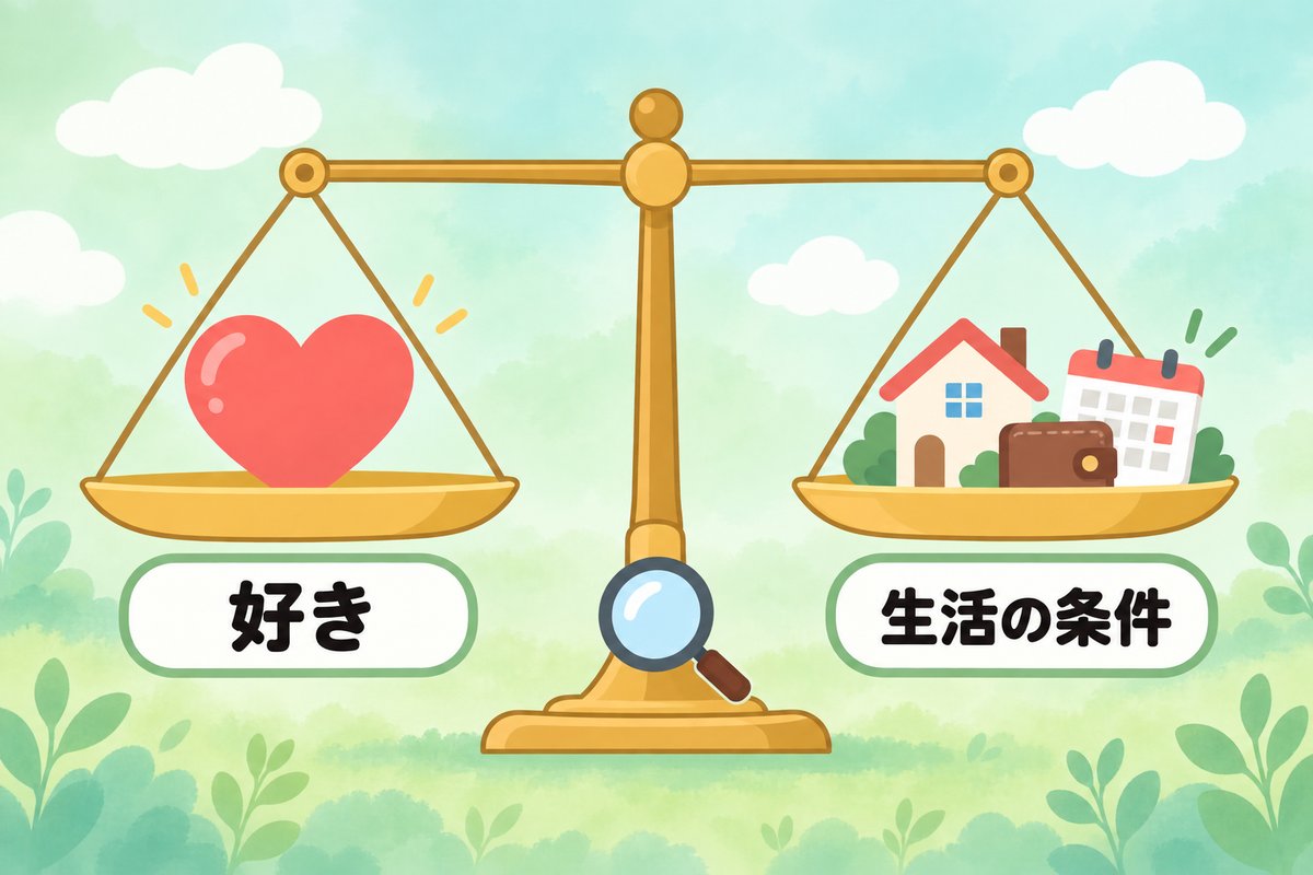 まとめ:「好き」と「生活が成り立つ条件」の両方を確かめて選ぶ